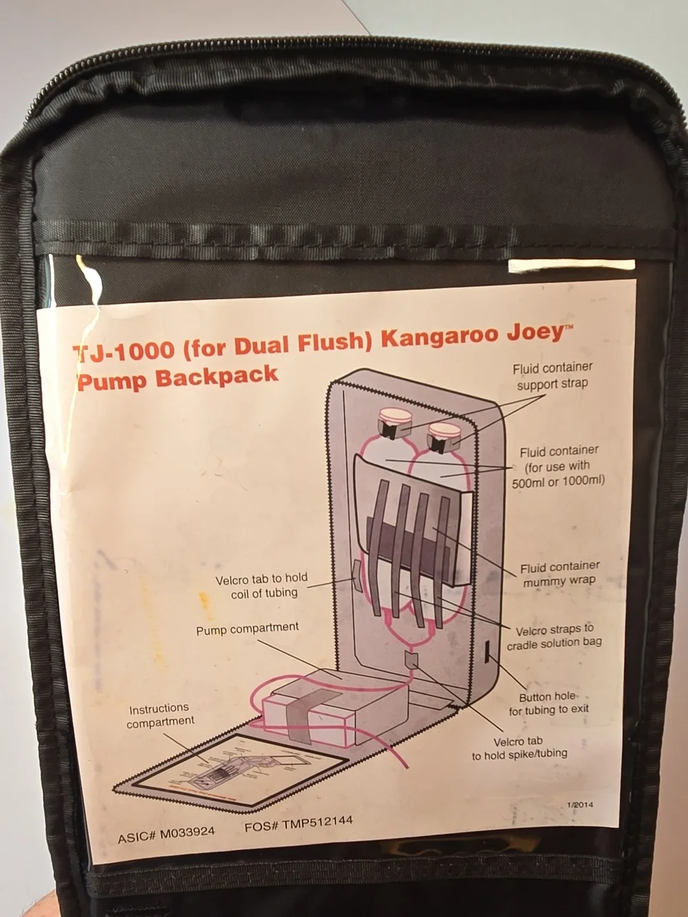 Triac Sherwood Medical Kangaroo JOEY backpack TJ-1000